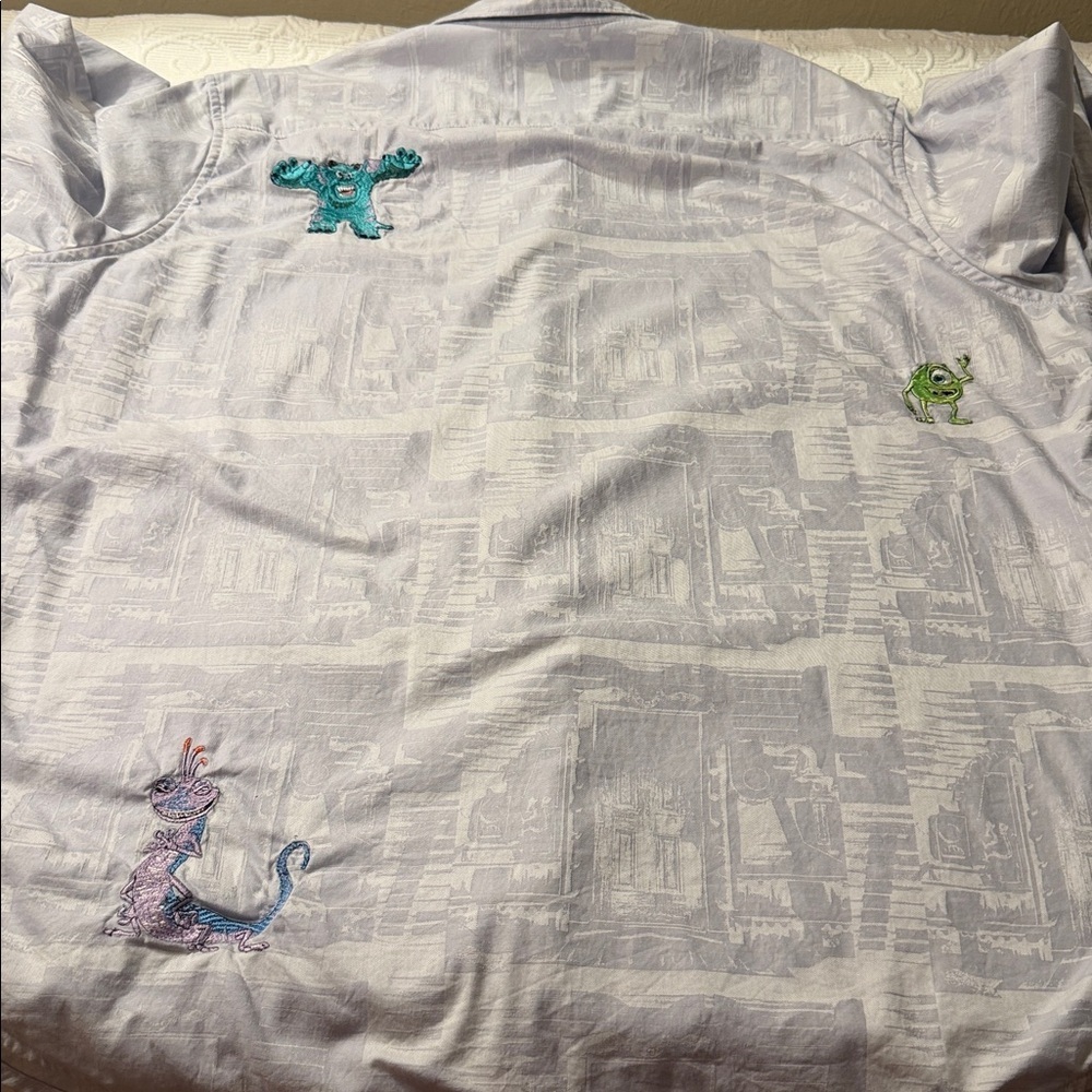 Disney PIXAR X Robert Graham Patterned Character LSleeve Button-Down Classic 2XL - Picture 12 of 15